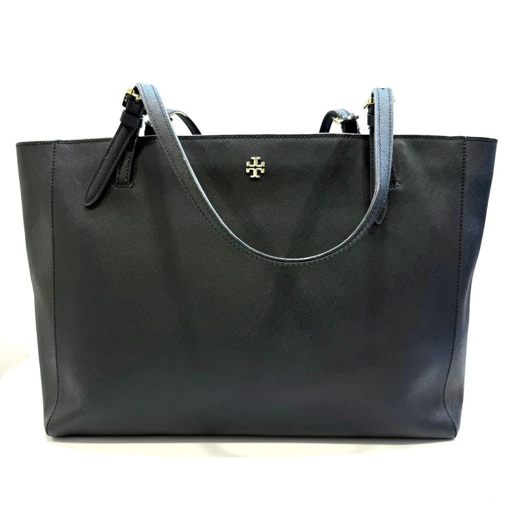 Preloved: Tory Burch Black Leather Tote